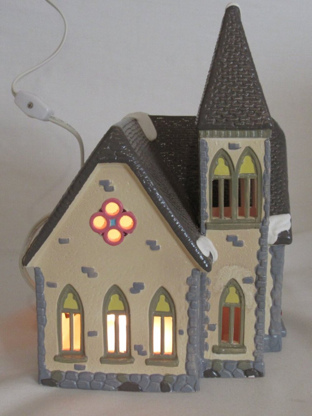 Dept. 56 REDEEMER CHURCH Snow Village House 1988 5127-6 - Picture 11 of 11